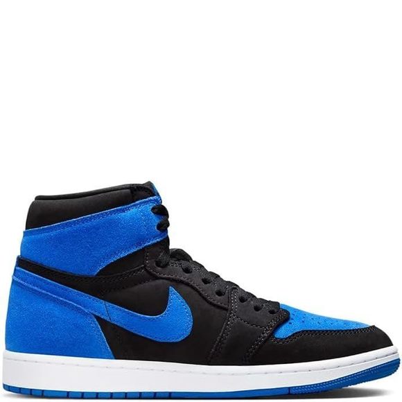 Jordan Mens 1 Retro High OG Royal Reimagined Basketball Sneakers Size 10 - Picture 2 of 4